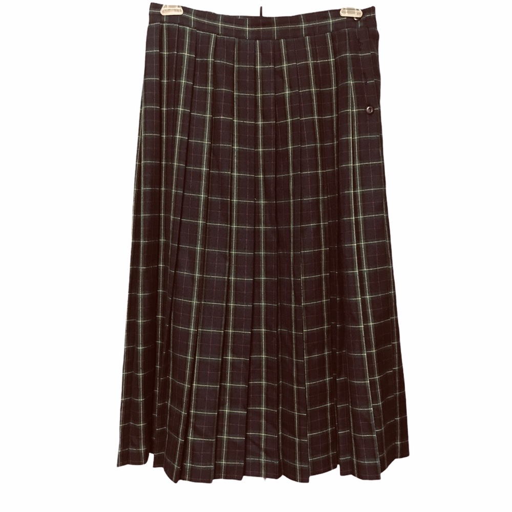 Lloyd Plaid pleated skirt